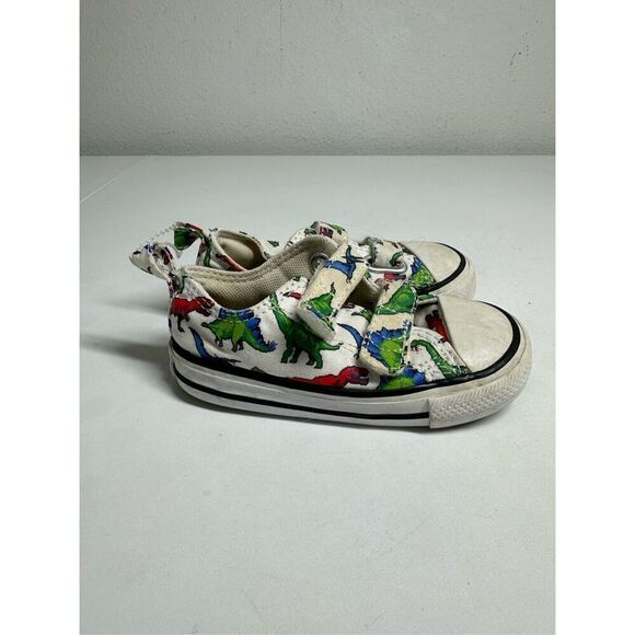Converse Chuck Taylor All Star Dinosaur Sneakers Toddler Boys Size 6 - Picture 1 of 7